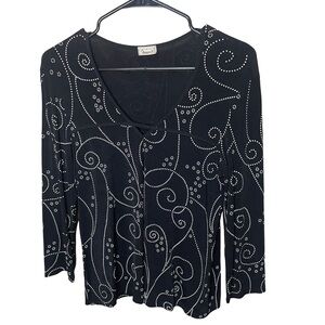 Vintage Y2k Nexxen Swirly Top